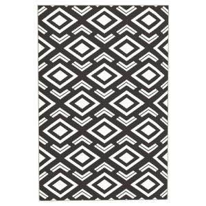 Outsunny Outdoor-Teppich schwarz B/H/L: ca. 274x1x182 cm