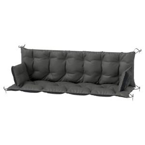 Outsunny Sitzkissen-Set schwarz Polyester B/H/L: ca. 110x8x…