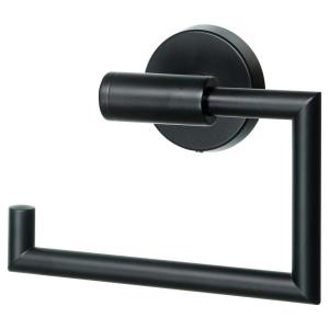 Papierrollenhalter schwarz Edelstahl B/H/T: ca. 15,3x11x6,3…