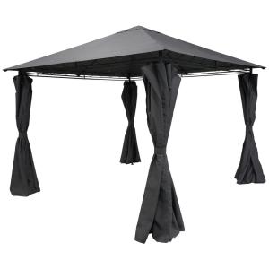 Pavillon Emil grau Stahl B/H/L: ca. 300x260x300 cm