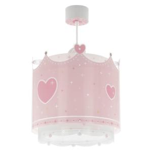 Pendelleuchte Little Queen 61102 rosa Kunststoff H/D: ca. 2…