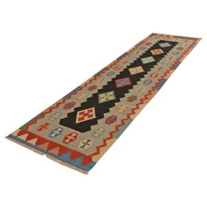 PersaTepp Teppich Kelim Gashgai bunt B/H/L: ca. 85x1x306 cm