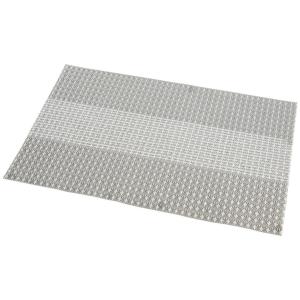 Platzmatte grau Kunststoff B/L: ca. 30x45 cm