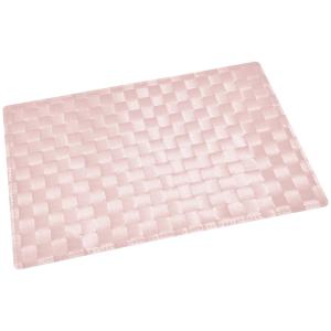 Platzmatte rosa Kunststoff B/L: ca. 30x45 cm