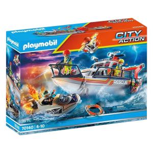 Playmobil City Action Seenot Löscheinsatz Rettungskreuzer 7…