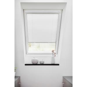 Plissee für Dachfenster weiß B/L: ca. 47,3x100 cm