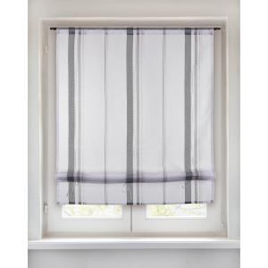 POCOline Bändchenrollo Lottie grau B/L: ca. 120x140 cm