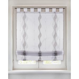 POCOline Bändchenrollo Romina grau B/L: ca. 100x140 cm