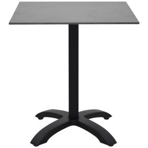 POCOline Bistrotisch Prag schwarz Alu B/H/L: ca. 70x76x70 cm