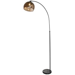 POCOline Bogenleuchte schwarz Metall B/H/L: ca. 86x175x25 c…