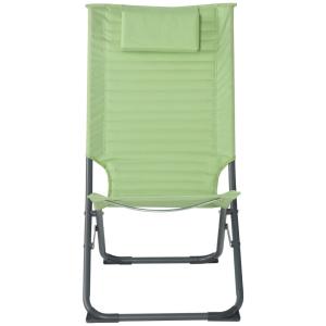 POCOline Campingstuhl dunkelgrau Stahlrohr B/H/L: ca. 70x86…