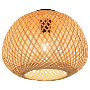 POCOline Deckenleuchte Bambus H/D: ca. 27x35 cm E27 1 Brenn…