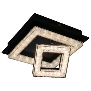 POCOline Deckenleuchte schwarz Metall Acryl D: ca. 19 cm