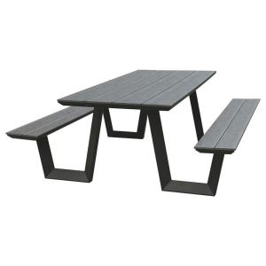 POCOline Gartensitzgruppe anthrazit Alu