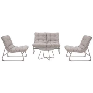 POCOline Gartensitzgruppe beige Textilene