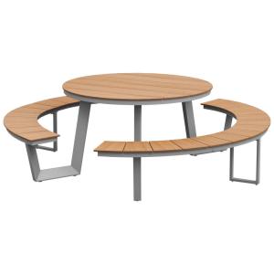 POCOline Gartensitzgruppe grau Alu