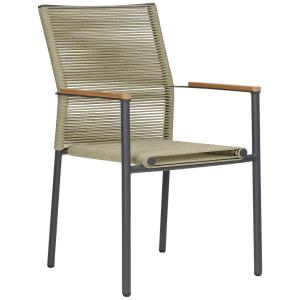 POCOline Gartenstuhl Turin salbei Webstoff B/H/L: ca. 60x87…