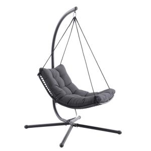 POCOline Hängesessel dunkelgrau Stahl