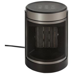 POCOline Keramikheizlüfter PTC-907B silber schwarz Metall K…