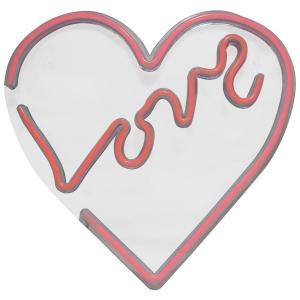 POCOline Kinderzimmerleuchte Love rot B/H: ca. 35x33 cm