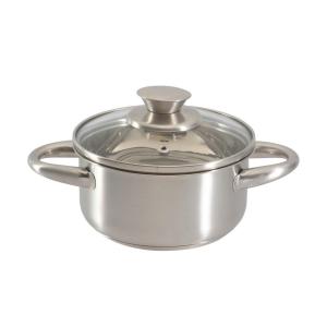 POCOline Kochtopf silber Edelstahl D: ca. 14 cm