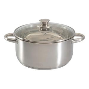POCOline Kochtopf silber Edelstahl D: ca. 24 cm
