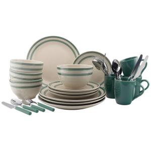 POCOline Kombiservice grün Steingut 32 tlg.