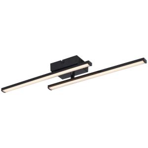 POCOline LED-Deckenleuchte schwarz Kunststoff B/H/L: ca. 7x…