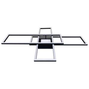 POCOline LED-Deckenleuchte schwarz Kunststoff Metall B/H/L:…
