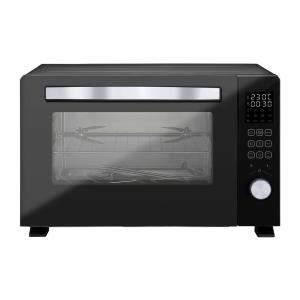 POCOline Mini-Backofen schwarz Glas B/H/L: ca. 38,4x37,2x53…