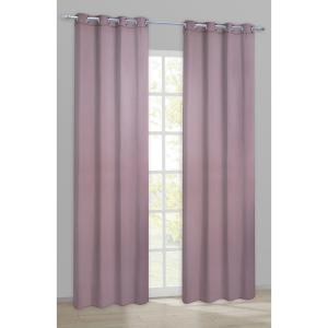POCOline Ösenvorhang Joel mauve B/L: ca. 140x245 cm