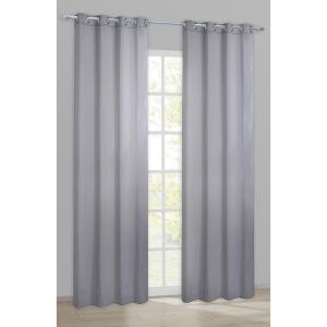 POCOline Ösenvorhang Joel silber B/L: ca. 140x245 cm