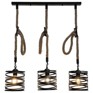 POCOline Pendelleuchte Dafino schwarz Metall B/H: ca. 70x12…