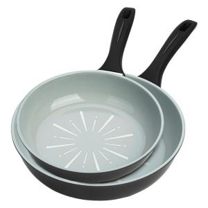 POCOline Pfannenset grau Aluminium 2 tlg.