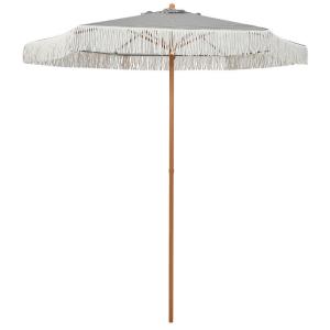 POCOline Sonnenschirm grau Stahl H/D: ca. 230x200 cm