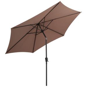 POCOline Sonnenschirm taupe Polyester H/D: ca. 240x300 cm