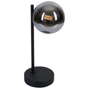 POCOline Tischleuchte schwarz Metall Glas B/H: ca. 12x32 cm…