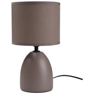 POCOline Tischleuchte taupe Keramik B/H/L: ca. 15x27x15 cm…