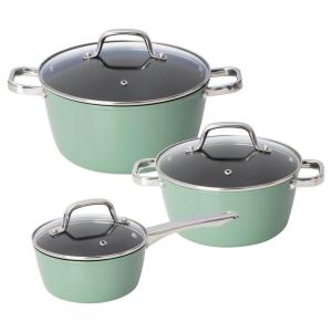 POCOline Topfset salbei Aluminium 6 tlg.