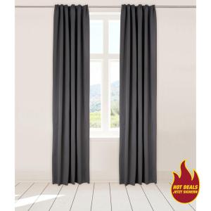 POCOline Verdunklungsvorhang Juna anthrazit B/L: ca. 135x24…