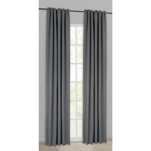 POCOline Verdunklungsvorhang Luna grau B/L: ca. 140x245 cm