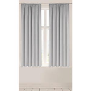 POCOline Verdunklungsvorhang Luna silber B/L: ca. 135x175 cm