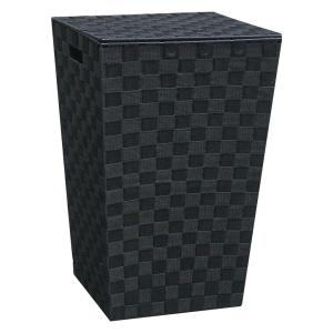 POCOline Wäschekorb schwarz Nylon B/H/L: ca. 31,5x52x33 cm