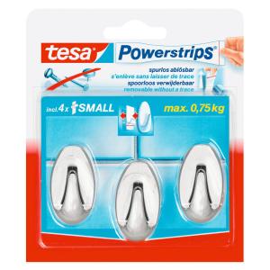 Powerstrips Chrom Kunststoff B/H/L: ca. 25,5x4,4x17 cm
