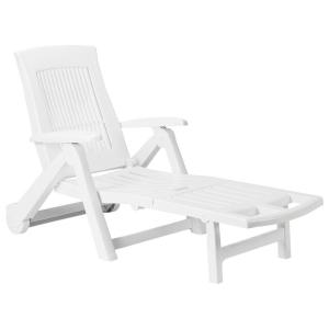 ProGarden Gartenliege Zircone weiß Kunststoff B/H/L: ca. 72…