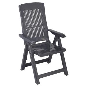 ProGarden Klappsessel Tampa anthrazit Kunststoff B/H/T: ca.…