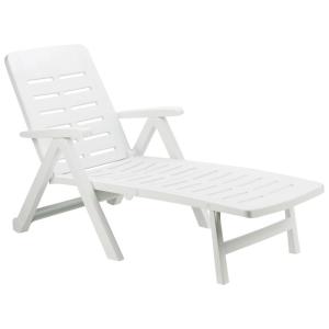 ProGarden Sonnenliege SMERALDO weiß Polypropylen H/L: ca. 9…