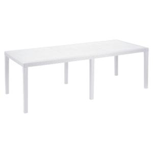 ProGarden Tisch weiß Kunststoff B/H/L: ca. 90x72x220 cm