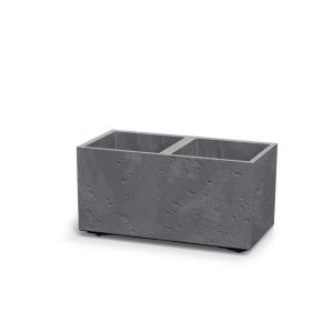 Prosperplast Blumentopf mit Rollen Sierra Case grau Kunstst…