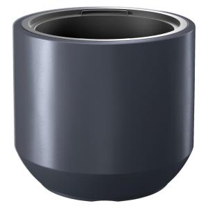 Prosperplast Pflanztopf Heos anthrazit Kunststoff H/D: ca.…